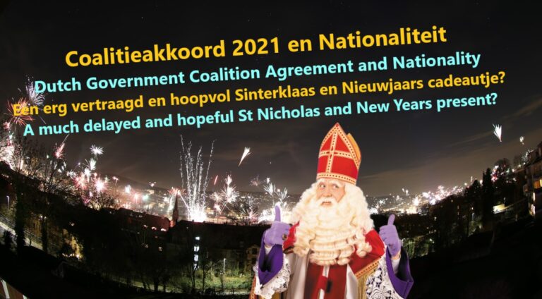Read more about the article Dutch government coalition agreement 2021 and Nationality
